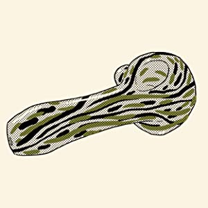 illustration of a glass pipe