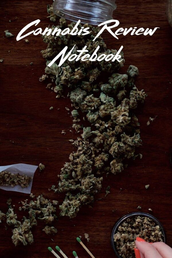 Cannabis Review Notebook: Marijuana Logbook, Tracker, 6x9 Inch, 120 Custom Pages