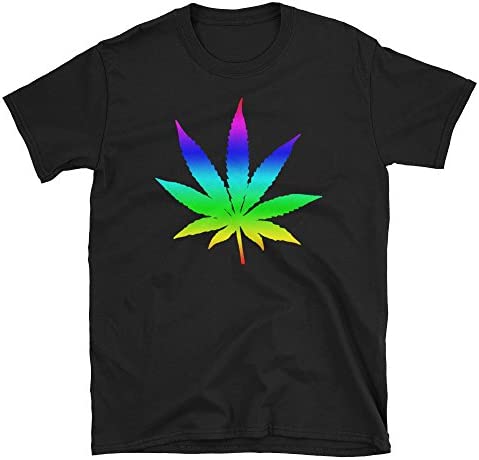 Cannabis Weed Leaf Trippe T-Shirt