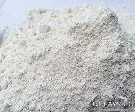 KAOLIN Clay Powder (grind) edible natural for eating (food) and facial detox, 4 oz (113 g)